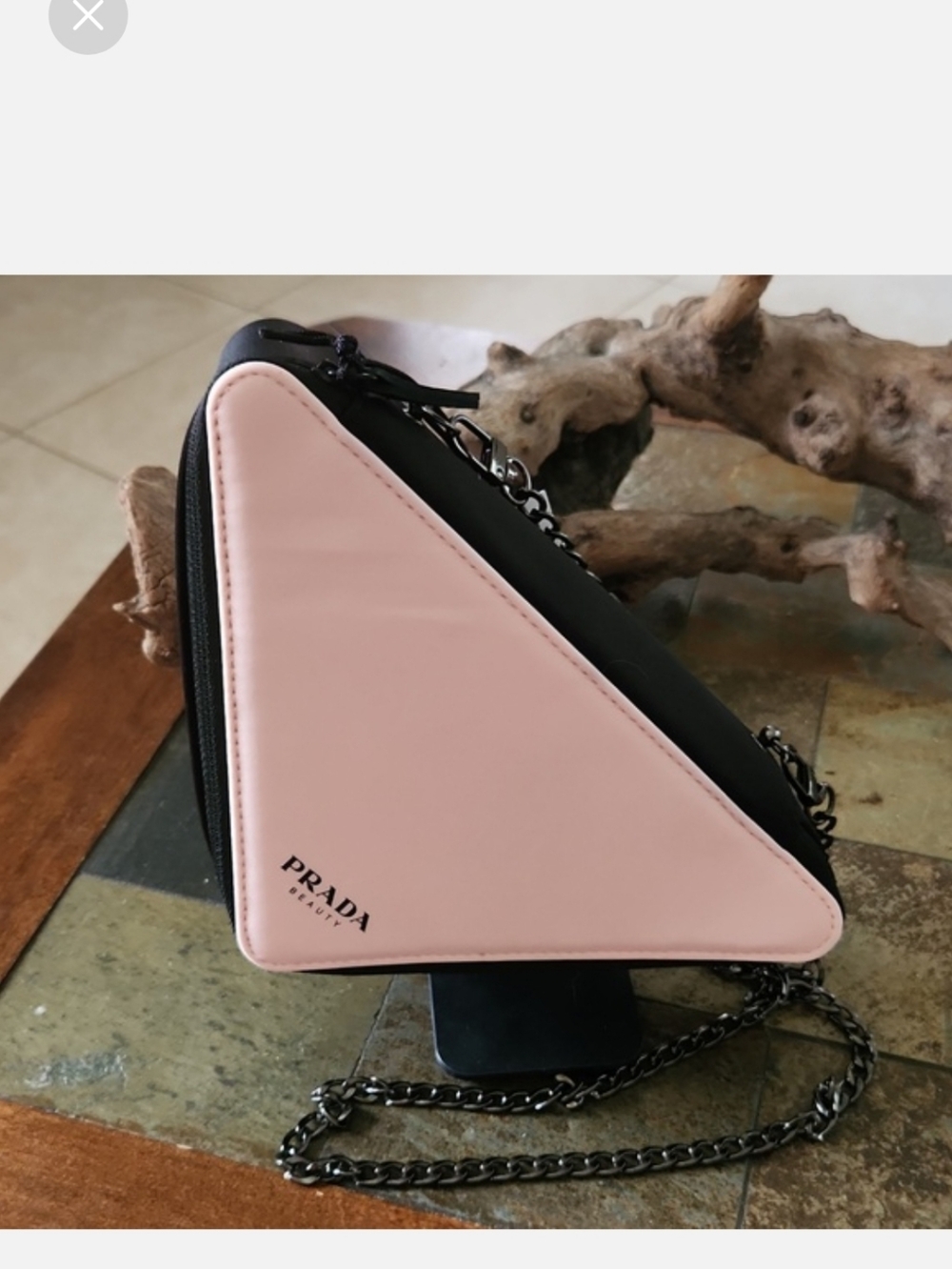 Prada Beauty Case W/ Chain Strap NWT